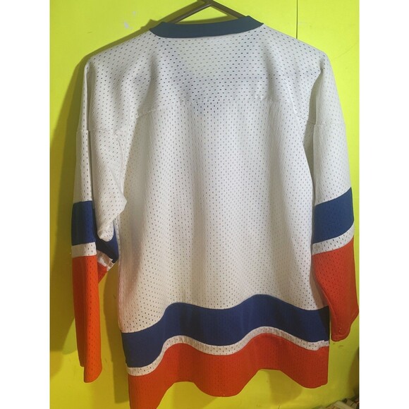 Vintage 90s New York Islanders Blank Jersey Adult XL - Eagle Sportswear - Picture 3 of 4
